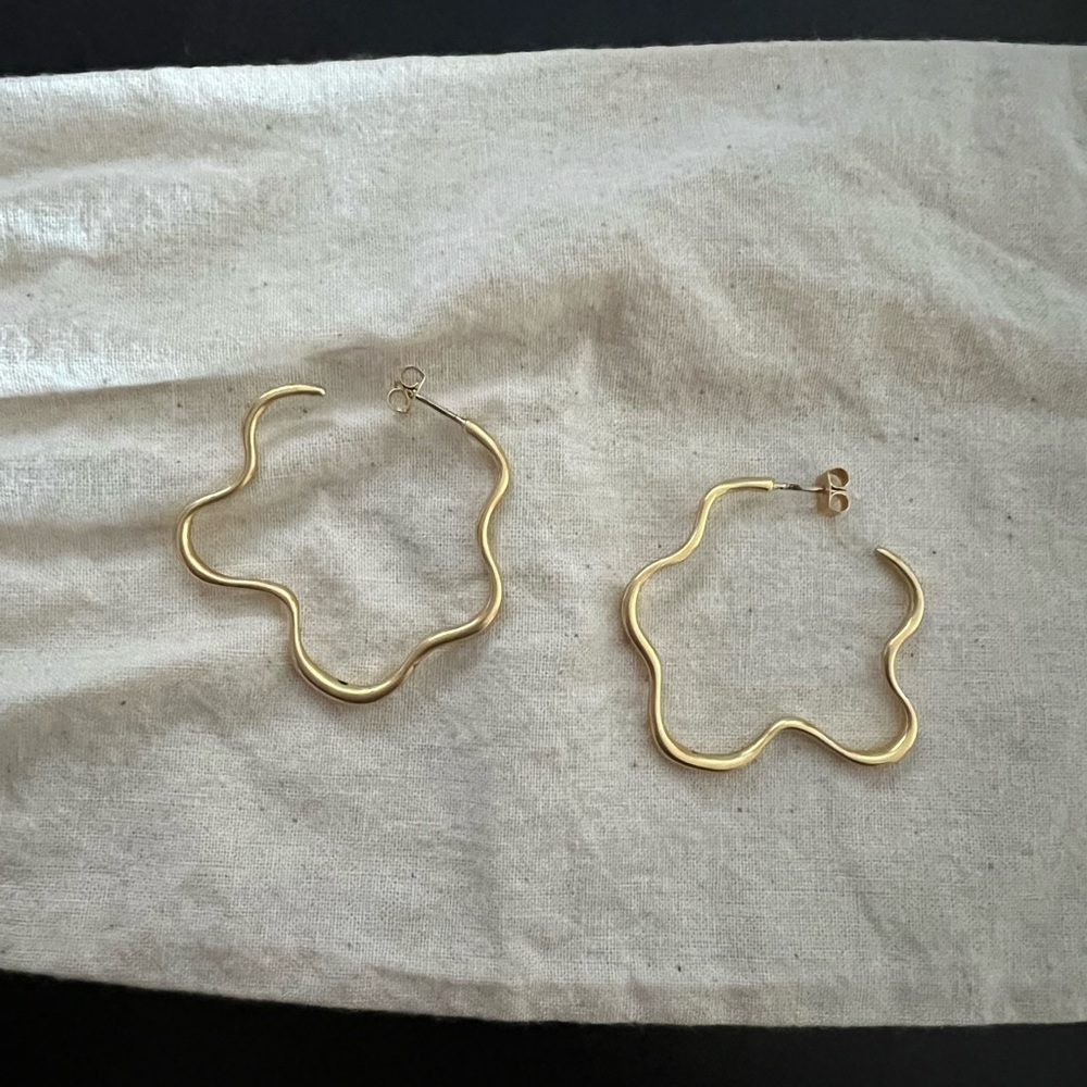 Madewell Wavey Hoops